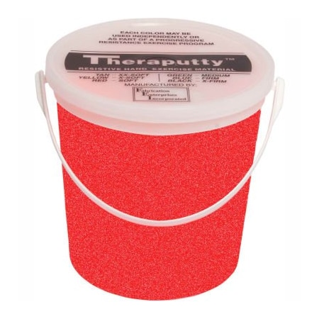Fabrication Enterprises TheraPutty Sparkle Exercise Putty, Red, Light, 5 Pound 323515